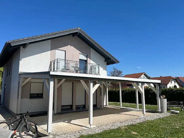 Terrassenüberdachung mit Fastlock-Uni Abdeckung